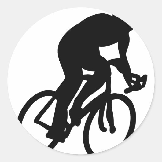 サイクリスト・ツアー・ド・フランスレーシングバイク ラウンドシール (正面)