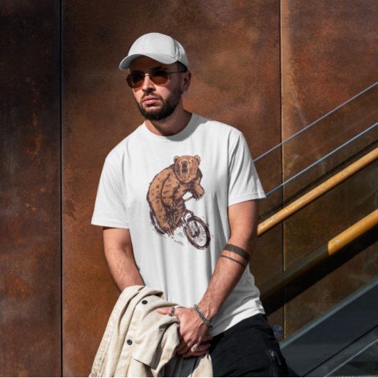 サイクリスト・ベア Tシャツ