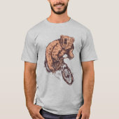 サイクリスト・ベア Tシャツ (正面)