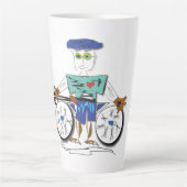 "サイクリスト" – 理由のための乗馬ラテマグ カフェラテマグ (正面)