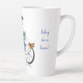 "サイクリスト" – 理由のための乗馬ラテマグ カフェラテマグ (右)