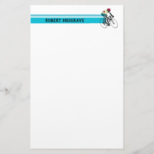 サイクリスト#1 便箋 (正面)