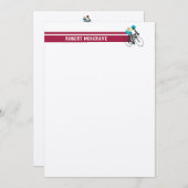 サイクリスト#2 ノートカード (正面/裏面)