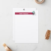 サイクリスト#2 ノートカード (正面/裏面インサイチュ)