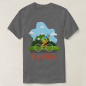 サイクリスト(2) Tシャツ (デザイン正面)