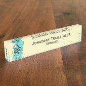 サイクリスト#3 デスクネームプレート (側面)