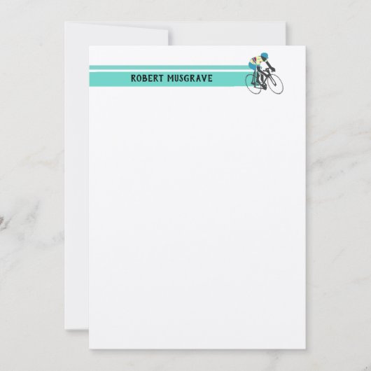 サイクリスト#3 ノートカード (正面)