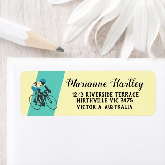 サイクリスト#3 ラベル (インサイチュ)