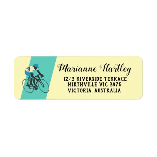 サイクリスト#3 ラベル (正面)