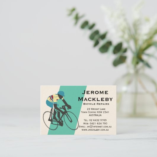 サイクリスト#3 名刺 (スタンド正面)