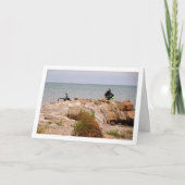 サイクリスト, Playa de la Malvarrosa de Valencia,スペイン カード (正面)