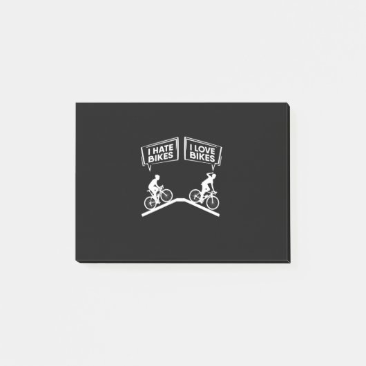 サイクリストI Love Bikes ポストイット (正面)