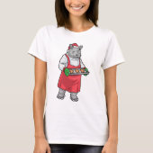 サイクリスマスケーキ屋さん Tシャツ (正面)