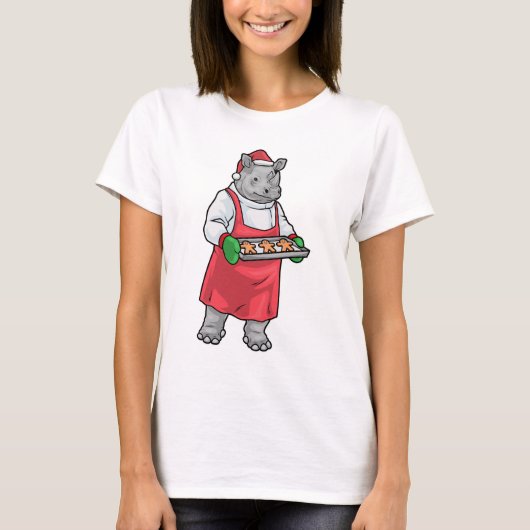 サイクリスマスケーキ屋さん Tシャツ (正面)