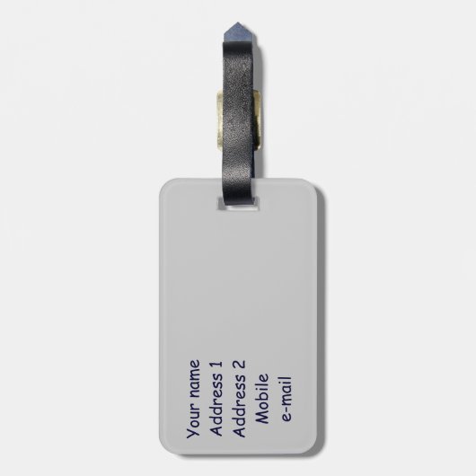 サイクリフクロウ ラゲッジタグ (裏面縦)