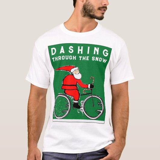 サイクリングおもしろいサイクリスト Tシャツ (正面)