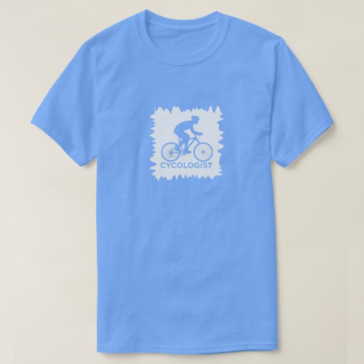 サイクリングおもしろいサイクリストTシャツ Tシャツ (デザイン正面)