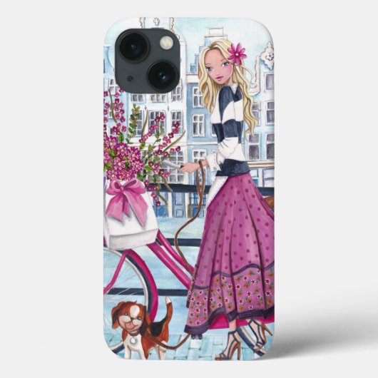 サイクリングでアムステルダムガール – Iphone 7プラスのケース Case-Mate iPhoneケース (裏面)