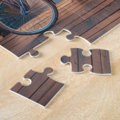 サイクリングで静かなリバーアートの写真パズルAmerste ジグソーパズル (側面)