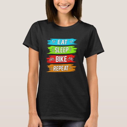 サイクリングとサイクリング9 Tシャツ (正面)