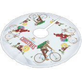 サイクリングのおばあちゃんの家 – クリスマスツリースカート (アングル)