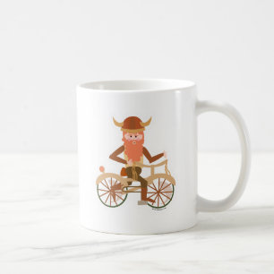 サイクリングのバイキング コーヒーマグカップ