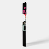 サイクリングの母は普通の母のようにクールしかしTシャツ iPhoneケース (右側面)