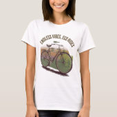 サイクリングの雰囲気 エコTシャツ Tシャツ (正面)