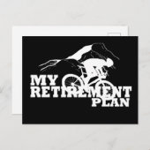 サイクリングは退職計画だ シーズンポストカード (正面/裏面)