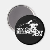 サイクリングは退職計画だ マグネット (正面/裏面)