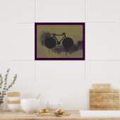 サイクリングアートプリント ポスター (キッチン)