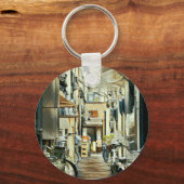 サイクリングアートワーク キーホルダー (正面)