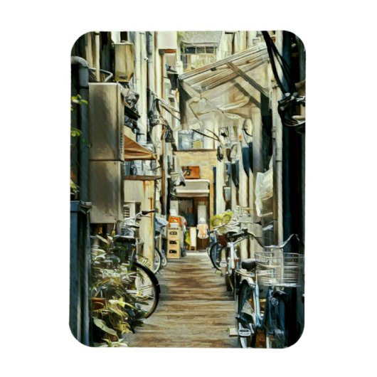 サイクリングアートワーク マグネット (縦)