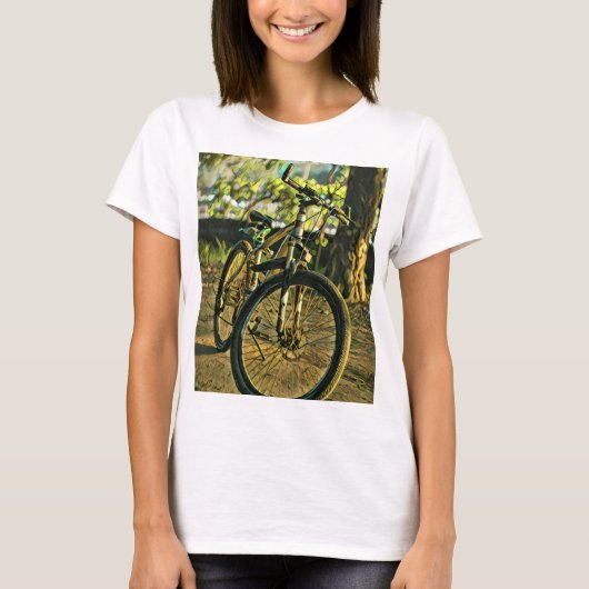 サイクリングアートワーク Tシャツ (正面)
