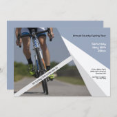 サイクリングイベント 招待状 (正面/裏面)