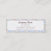 サイクリングオルフスの名刺のテンプレート スキニー名刺 (裏面)