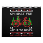 サイクリングオー何おもしろいバイク醜いクリスマスセーター カレンダー (カバー)
