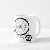 サイクリングカエル コーヒーマグカップ (正面右)