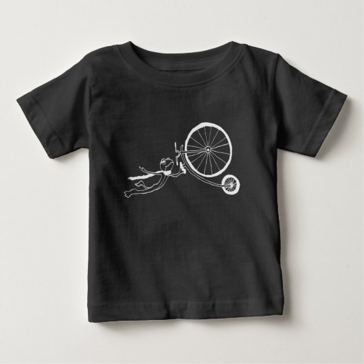 サイクリングカエル ベビーTシャツ (正面)