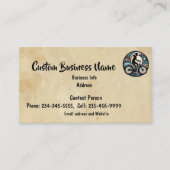 サイクリングカスタムサイクリストのバイクロゴ 名刺 (正面)