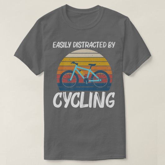 サイクリングカッコいいデザイン女子男性へサイクリング自転車C Tシャツ (デザイン正面)