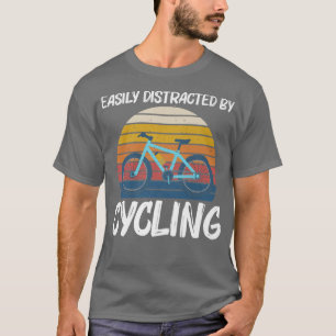 サイクリングカッコいいデザイン女子男性へサイクリング自転車C Tシャツ