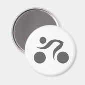 サイクリングカッコいいロゴ マグネット (正面/裏面)