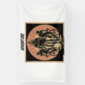 サイクリングクラブチームデザイン 男性へ 横断幕 (縦)