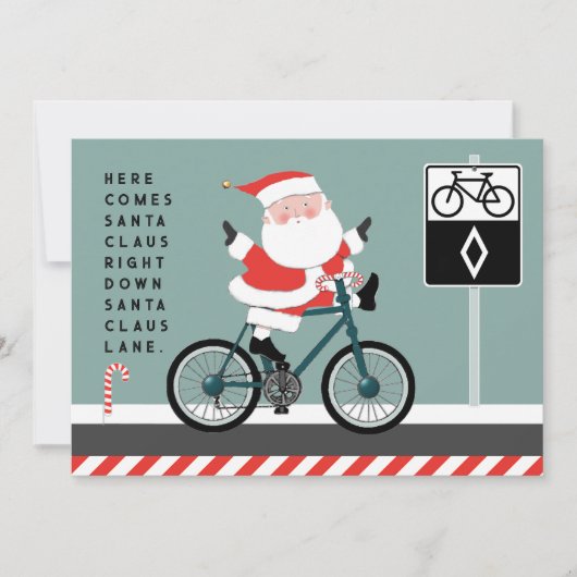 サイクリングクリスマスカード (正面)