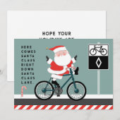 サイクリングクリスマスカード (正面/裏面)