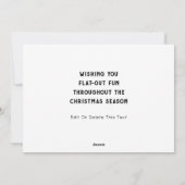 サイクリングクリスマスカード シーズンカード (裏面)