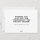 サイクリングクリスマスカード シーズンカード (裏面)