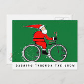 サイクリングクリスマスカード シーズンポストカード (正面/裏面)