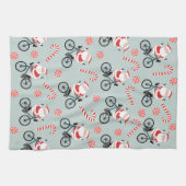 サイクリングクリスマスキッチンタオル キッチンタオル (横)